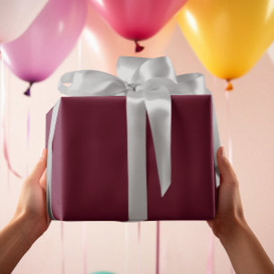 Dark Burgundy Wrapping Paper