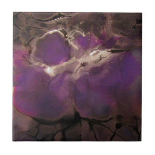 Dark Burst Ceramic Tile