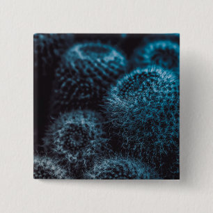 Dark Cactus 15 Cm Square Badge