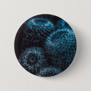 Dark Cactus 6 Cm Round Badge