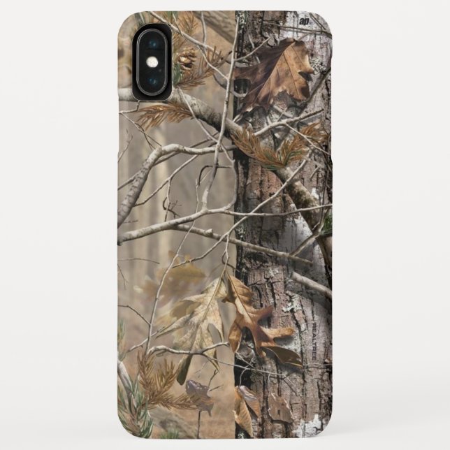 Dark Camo iPhone XS Max Case (Back)