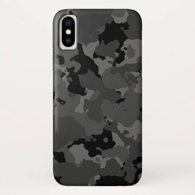 Dark Camo Pattern Case-Mate iPhone Case (Back)