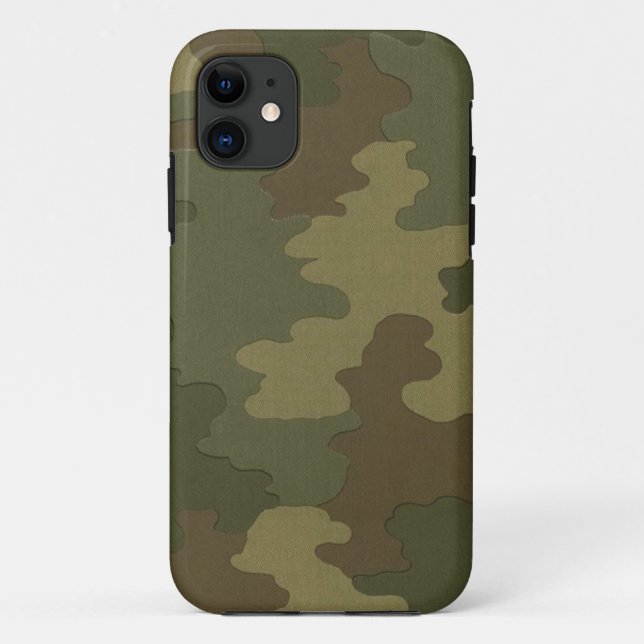Dark Camouflage iPhone 5G Case (Back)