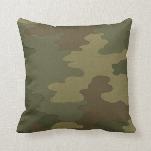 Dark Camouflage Pillow