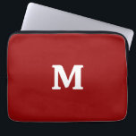 Dark Candy Apple Red Solid Colour  Laptop Sleeve<br><div class="desc">Dark Candy Apple Red Solid Colour modern colour.</div>