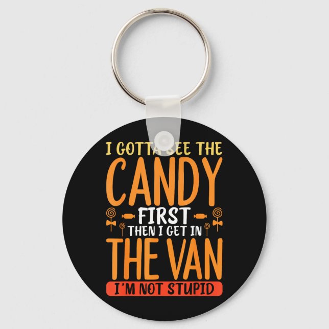 Dark Candy Humour Quote With Sarcastic Funny Desig Key Ring (Front)