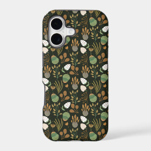 Dark Carrots And Nuts Pattern