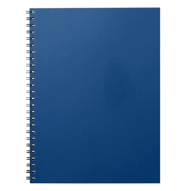 Dark Cerulean Notebook (Front)