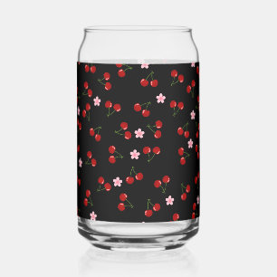 Dark Cherries Can Glass