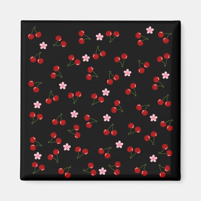 Dark Cherries Magnet (Front)