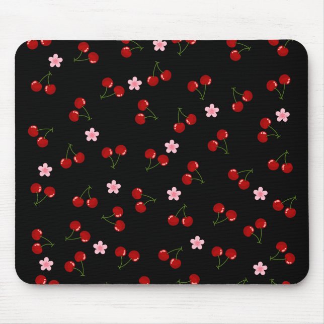 Dark Cherries Mouse Pad (Front)