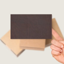 Dark Chestnut Brown Faux Leather