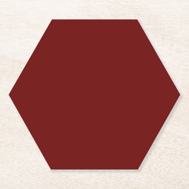 Dark Chestnut,Dark Mauve,Dull Purple, Paper Coaster (Front)