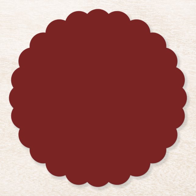 Dark Chestnut,Dark Mauve,Dull Purple, Paper Coaster (Front)