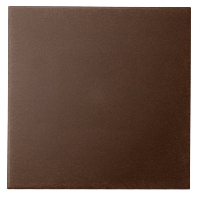  Dark Chocolate Brown Ceramic tile (Front)