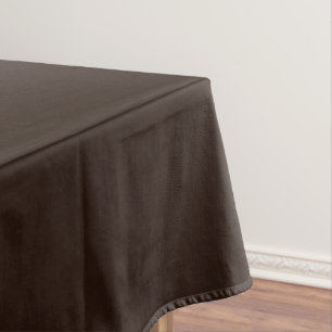 Dark Chocolate, Solid Brown, Dark Brown  Tablecloth