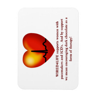 Dark chocolate therapy magnet