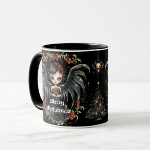 Dark Christmas Angel Mug