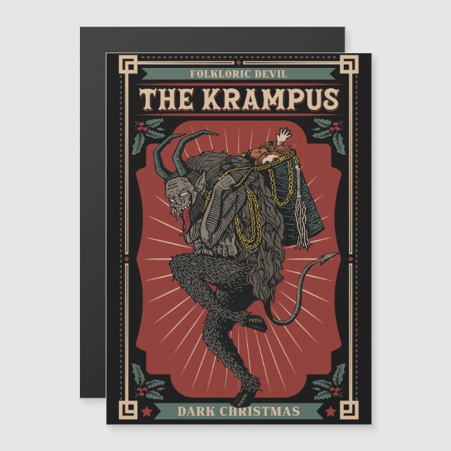 Dark Christmas Folkloric Devil Krampus Bag of Toys (Front/Back)