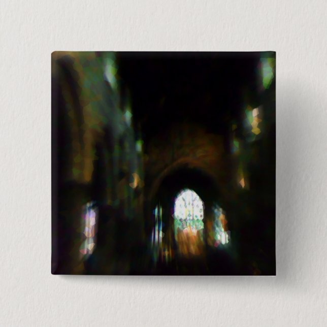 Dark Church 15 Cm Square Badge (Front)