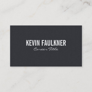 Dark Cloth Print Business Card
