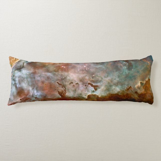 Dark Clouds of Carina Nebula Hubble Space Body Cushion (Front)