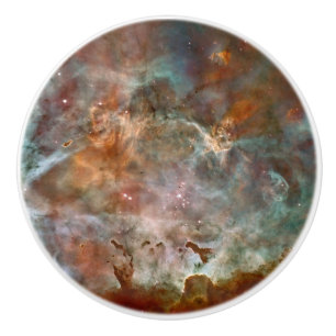 Dark Clouds of Carina Nebula Hubble Space Ceramic Knob