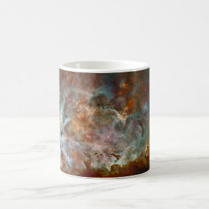 Dark Clouds of Carina Nebula Hubble Space Coffee Mug