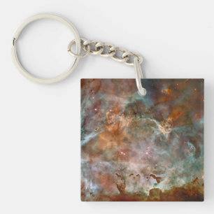 Dark Clouds of Carina Nebula Hubble Space Key Ring