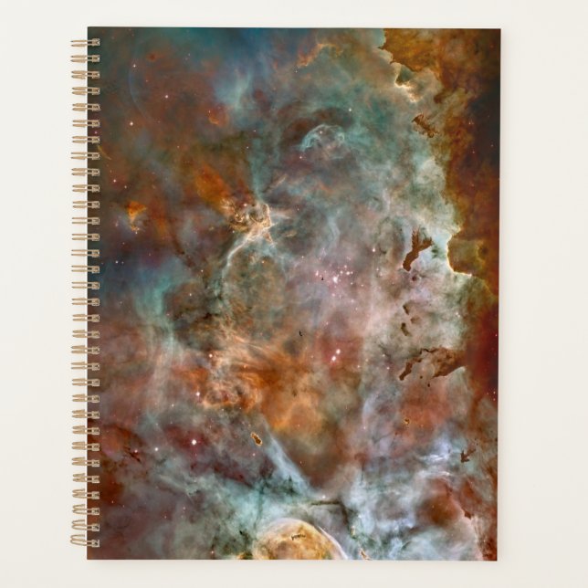 Dark Clouds of Carina Nebula Hubble Space Planner (Front)