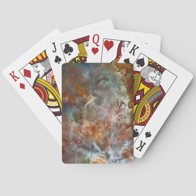 Dark Clouds of Carina Nebula Hubble Space Playing Cards (Back)