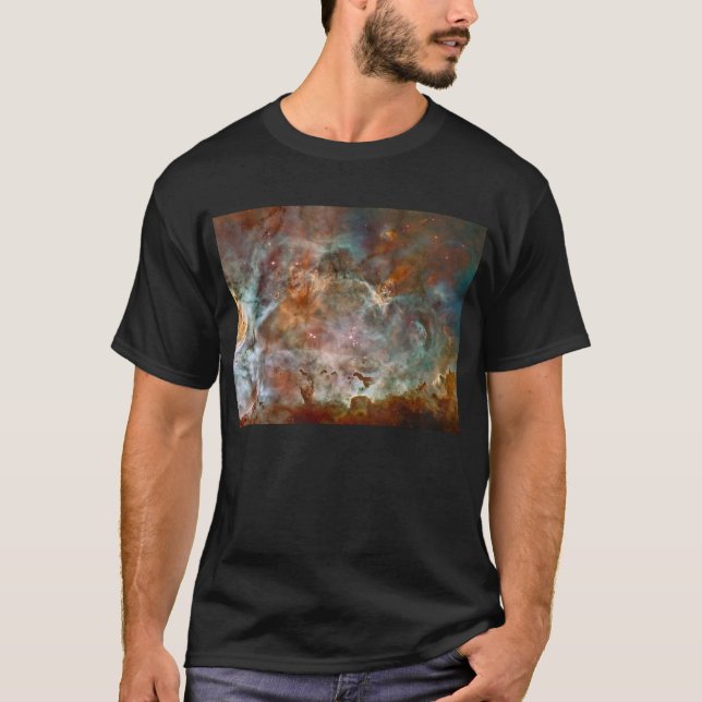 Dark Clouds of Carina Nebula Hubble Space T-Shirt (Front)