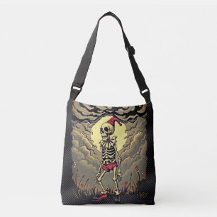 Dark Clown Skeleton Crossbody Bag
