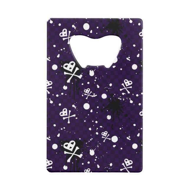 Dark Colour Emo Pattern With Paint (Front)