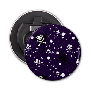 Dark Colour Emo Pattern With Paint Bottle Opener