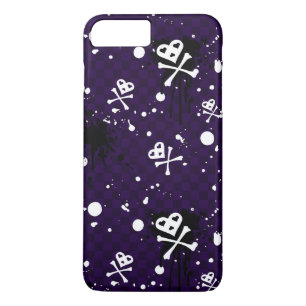 Dark Colour Emo Pattern With Paint iPhone 8 Plus/7 Plus Case