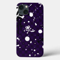 Dark Colour Emo Pattern With Paint