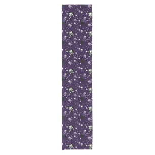 Dark Colour Emo Pattern With Paint Short Table Runner