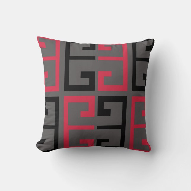 Dark Coloured Tile Cushion (Front)