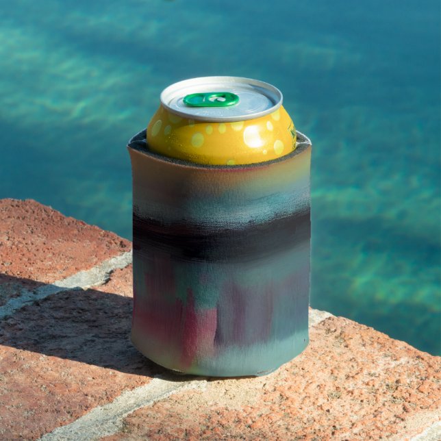 Dark colourful abstract blend  can cooler (In Situ Pool)