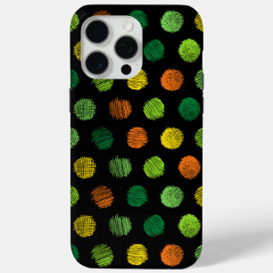 Dark Colourful Pattern iPhone 14 Pro Max Case