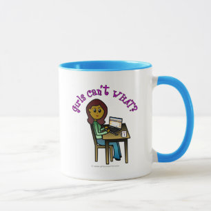 Dark Computer Girl Mug