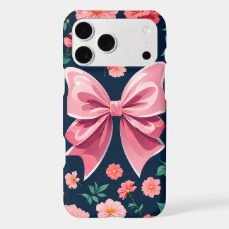 Dark coquette bow phone case