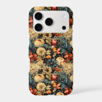 Dark Cottagecore Autumn Pumpkin Floral