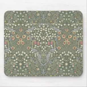 Dark Cottagecore William Morris Blackthorn #3 Mouse Pad
