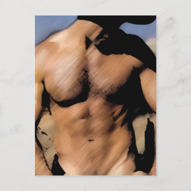 Dark Cowboy Postcard (Front)