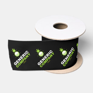 Dark Creative branded ribbon packaging Satin Ribbon