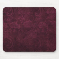 Dark Crimson Gothic Mouse Pad