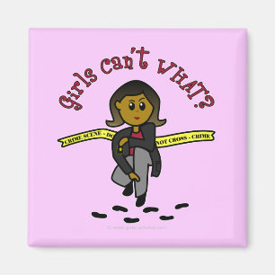Dark CSI Girl Magnet
