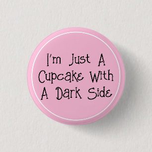Dark Cupcake Pastel Goth 3 Cm Round Badge
